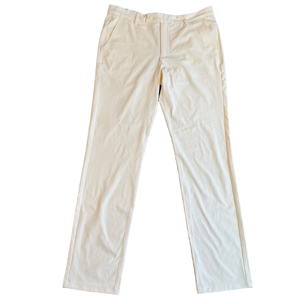 Boston Scott Golf Men's Golf Tech Pants Off-White Casual Golf Size 34/33